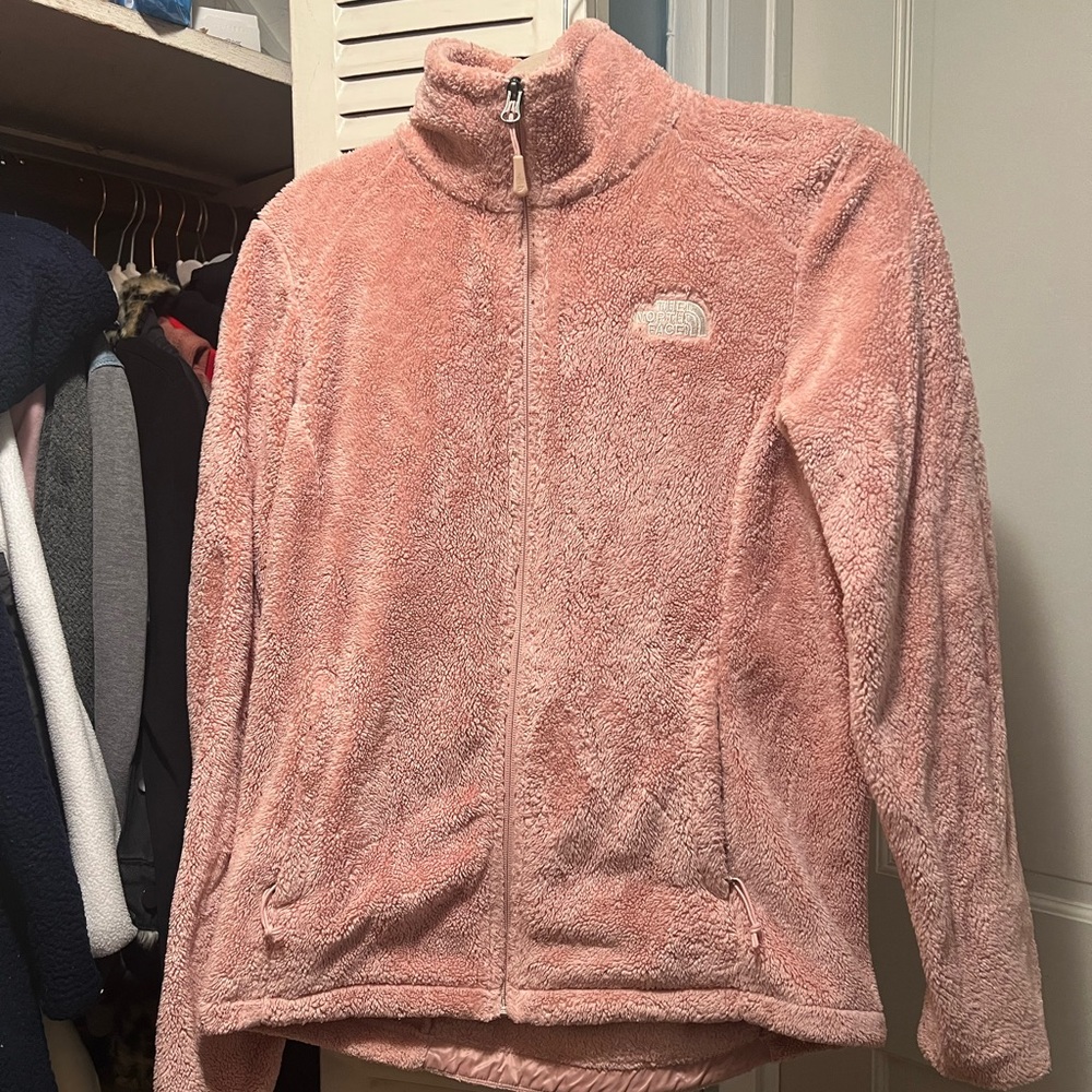 Fuzzy Pink Women North Face